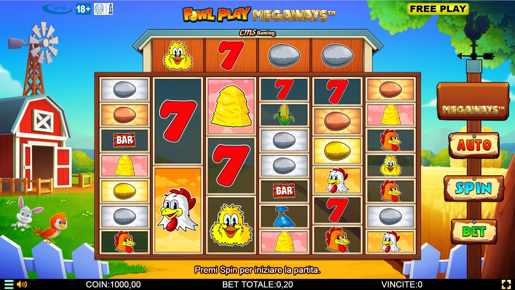 Fowl Play Gold Megaways